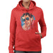 Sidney Maurer Original Portrait Of Ayrton Senna Womens Hooded Sweatshirt - Womens Hooded Sweatshirt