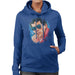Sidney Maurer Original Portrait Of Ayrton Senna Womens Hooded Sweatshirt - Womens Hooded Sweatshirt
