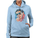 Sidney Maurer Original Portrait Of Ayrton Senna Womens Hooded Sweatshirt - Womens Hooded Sweatshirt