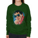 Sidney Maurer Original Portrait Of Ayrton Senna Womens Sweatshirt - Womens Sweatshirt