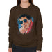 Sidney Maurer Original Portrait Of Ayrton Senna Womens Sweatshirt - Womens Sweatshirt