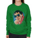 Sidney Maurer Original Portrait Of Ayrton Senna Womens Sweatshirt - Womens Sweatshirt