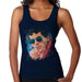 Sidney Maurer Original Portrait Of Ayrton Senna Womens Vest - Small / Navy Blue - Womens Vest