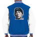 Sidney Maurer Original Portrait Of Eminem Shady Hat Mens Varsity Jacket - Small / Royal/White - Mens Varsity Jacket