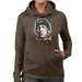 Sidney Maurer Original Portrait Of Eminem Shady Hat Womens Hooded Sweatshirt - Womens Hooded Sweatshirt