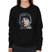 Sidney Maurer Original Portrait Of Eminem Shady Hat Womens Sweatshirt - Womens Sweatshirt
