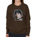 Sidney Maurer Original Portrait Of Eminem Shady Hat Womens Sweatshirt - Womens Sweatshirt