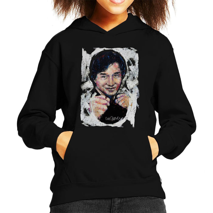 Sidney Maurer Original Portrait Of Jackie Chan Kids Hooded Sweatshirt - Kids Boys Hooded Sweatshirt