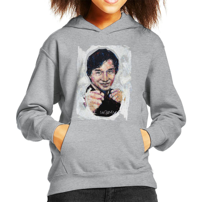Sidney Maurer Original Portrait Of Jackie Chan Kids Hooded Sweatshirt - Kids Boys Hooded Sweatshirt