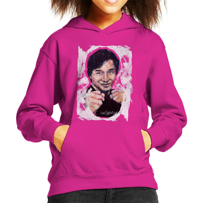 Sidney Maurer Original Portrait Of Jackie Chan Kids Hooded Sweatshirt - Kids Boys Hooded Sweatshirt