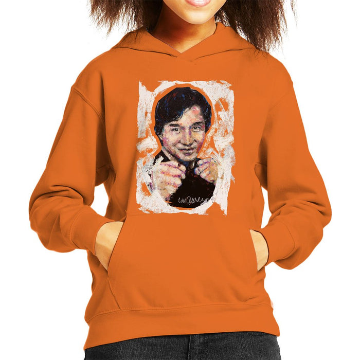 Sidney Maurer Original Portrait Of Jackie Chan Kids Hooded Sweatshirt - Kids Boys Hooded Sweatshirt