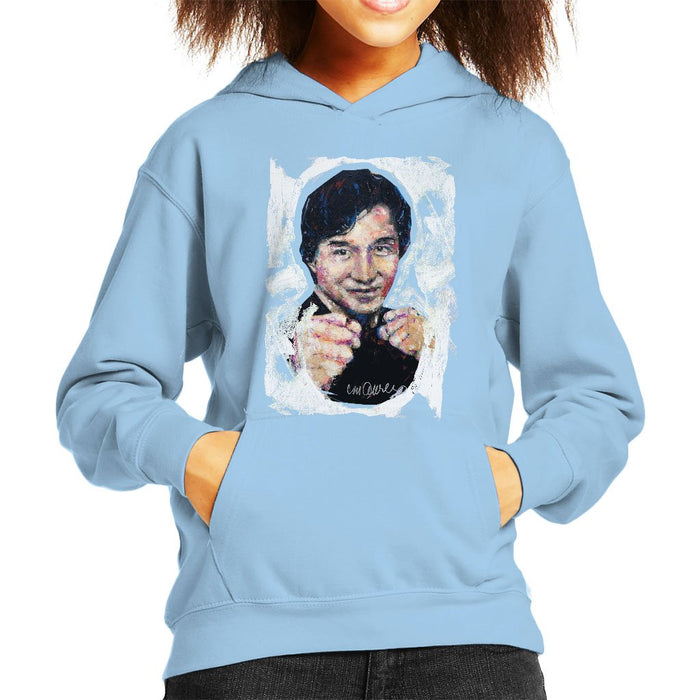Sidney Maurer Original Portrait Of Jackie Chan Kids Hooded Sweatshirt - Kids Boys Hooded Sweatshirt