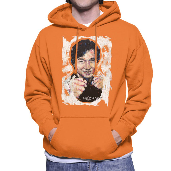 Sidney Maurer Original Portrait Of Jackie Chan Mens Hooded Sweatshirt - Mens Hooded Sweatshirt