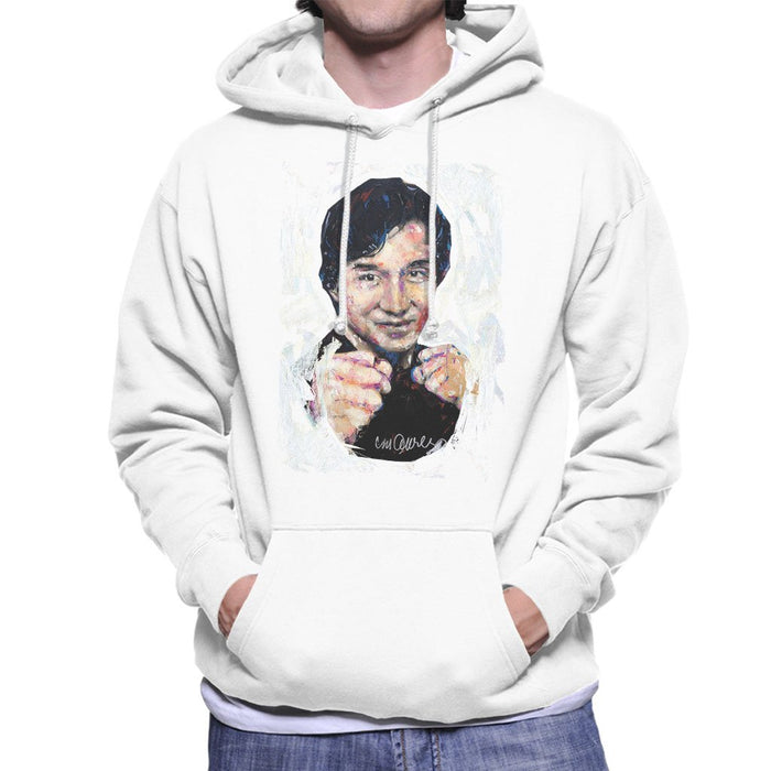 Sidney Maurer Original Portrait Of Jackie Chan Mens Hooded Sweatshirt - Mens Hooded Sweatshirt