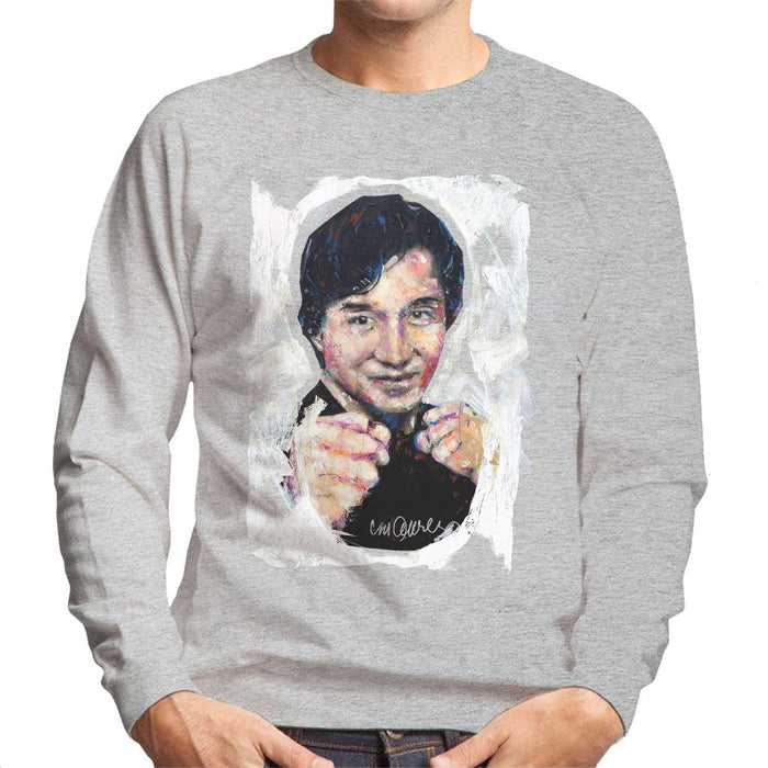 Sidney Maurer Original Portrait Of Jackie Chan Mens Sweatshirt - Mens Sweatshirt