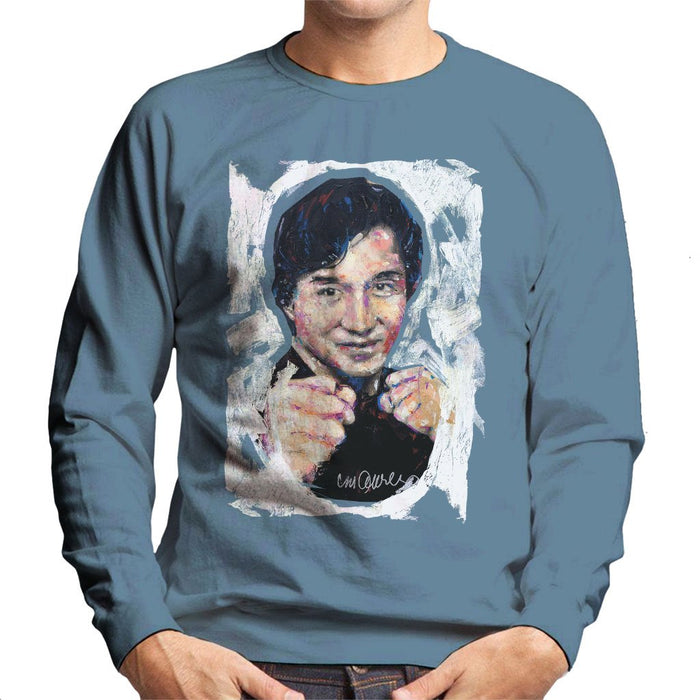 Sidney Maurer Original Portrait Of Jackie Chan Mens Sweatshirt - Mens Sweatshirt