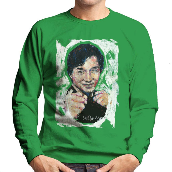 Sidney Maurer Original Portrait Of Jackie Chan Mens Sweatshirt - Mens Sweatshirt