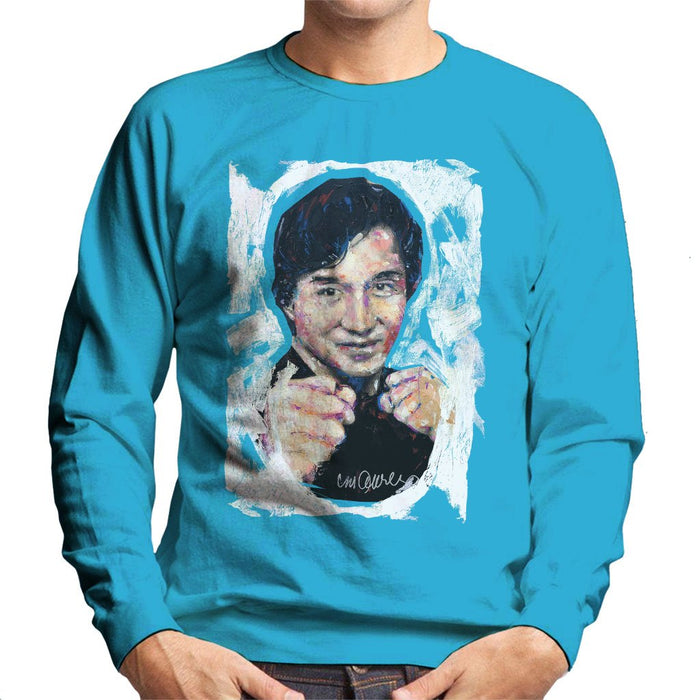 Sidney Maurer Original Portrait Of Jackie Chan Mens Sweatshirt - Mens Sweatshirt