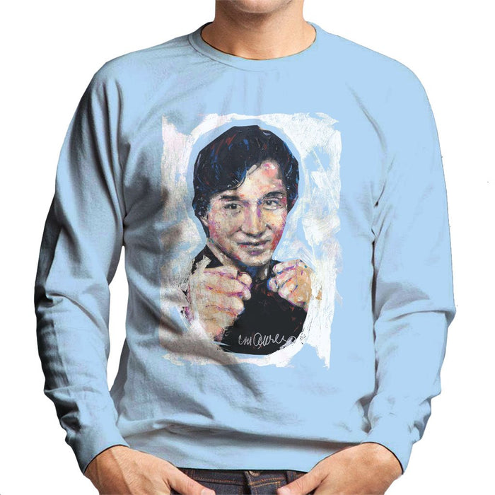 Sidney Maurer Original Portrait Of Jackie Chan Mens Sweatshirt - Mens Sweatshirt