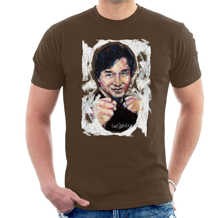 Sidney Maurer Original Portrait Of Jackie Chan Mens T-Shirt - Mens T-Shirt