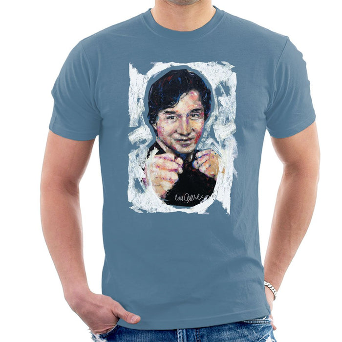 Sidney Maurer Original Portrait Of Jackie Chan Mens T-Shirt - Mens T-Shirt