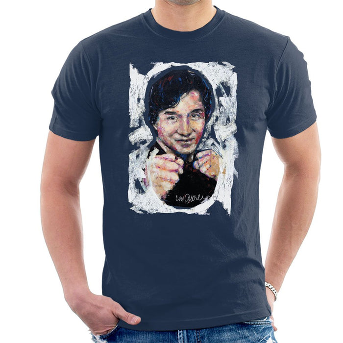 Sidney Maurer Original Portrait Of Jackie Chan Mens T-Shirt - Mens T-Shirt