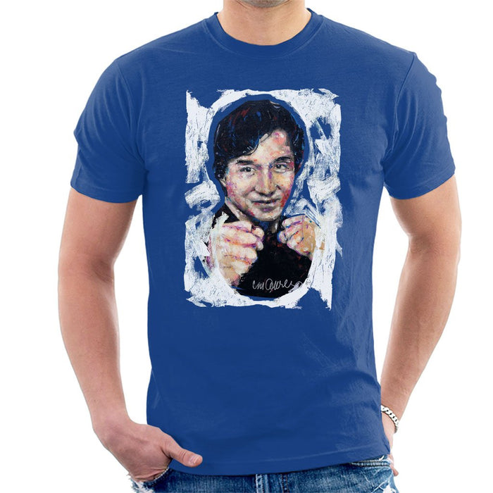 Sidney Maurer Original Portrait Of Jackie Chan Mens T-Shirt - Mens T-Shirt