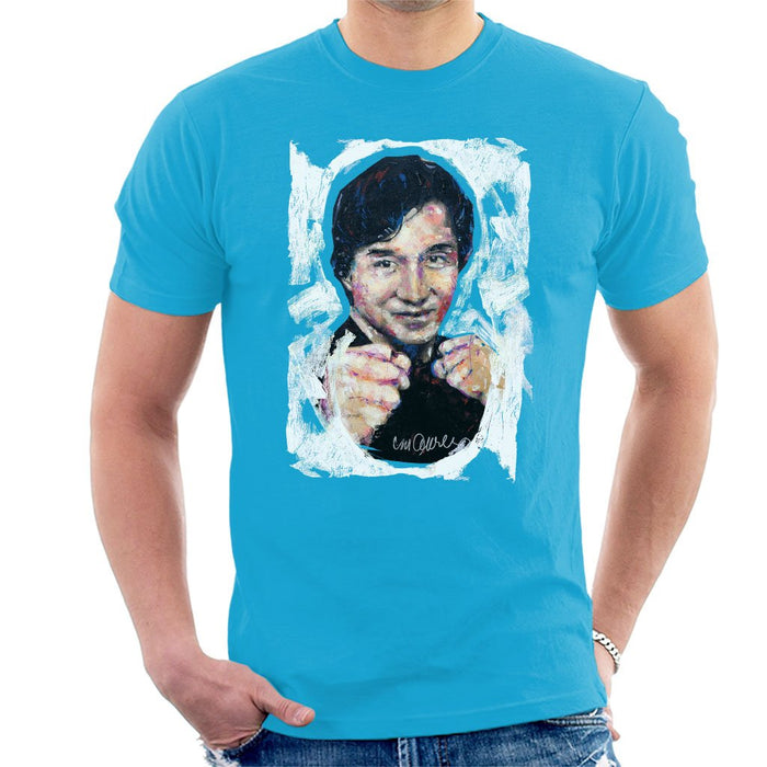 Sidney Maurer Original Portrait Of Jackie Chan Mens T-Shirt - Mens T-Shirt