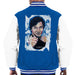Sidney Maurer Original Portrait Of Jackie Chan Mens Varsity Jacket - Small / Royal/White - Mens Varsity Jacket