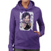 Sidney Maurer Original Portrait Of Jackie Chan Womens Hooded Sweatshirt - Womens Hooded Sweatshirt