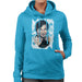 Sidney Maurer Original Portrait Of Jackie Chan Womens Hooded Sweatshirt - Womens Hooded Sweatshirt
