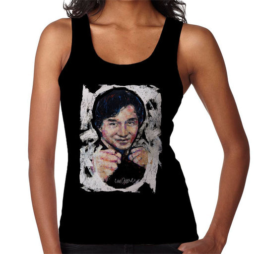 Sidney Maurer Original Portrait Of Jackie Chan Womens Vest - Womens Vest