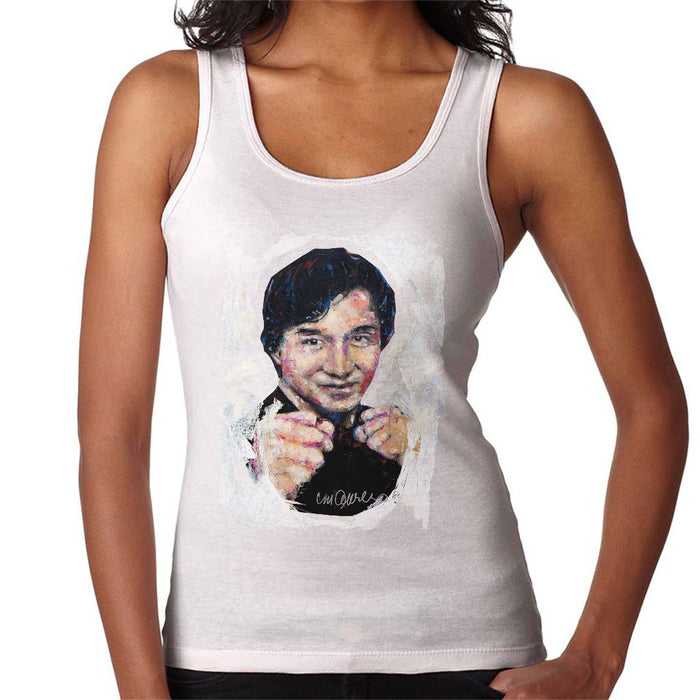 Sidney Maurer Original Portrait Of Jackie Chan Womens Vest - Womens Vest