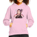 Sidney Maurer Original Portrait Of Jennifer Lawrence Hunger Games Kids Hooded Sweatshirt - X-Small (3-4 yrs) / Light Pink - Kids Boys Hooded