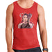 Sidney Maurer Original Portrait Of Jennifer Lawrence Hunger Games Mens Vest - Small / Red - Mens Vest