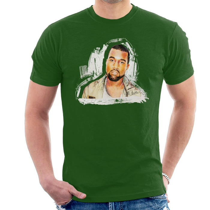 Sidney Maurer Original Portrait Of Kanye West Mens T-Shirt - Mens T-Shirt