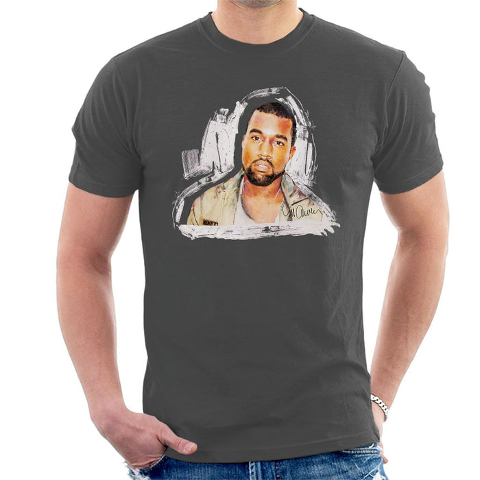 Sidney Maurer Original Portrait Of Kanye West Mens T-Shirt - Mens T-Shirt