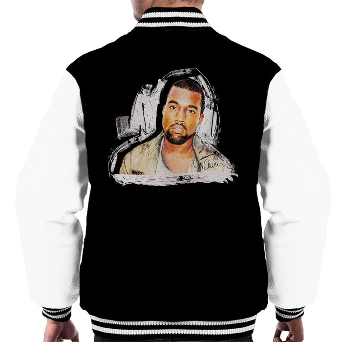 Sidney Maurer Original Portrait Of Kanye West Mens Varsity Jacket - Mens Varsity Jacket