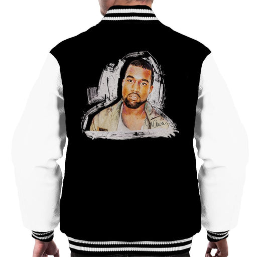 Sidney Maurer Original Portrait Of Kanye West Mens Varsity Jacket - Mens Varsity Jacket