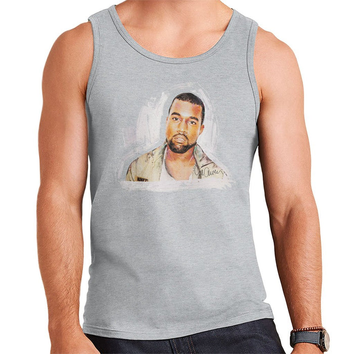 Sidney Maurer Original Portrait Of Kanye West Mens Vest - Mens Vest