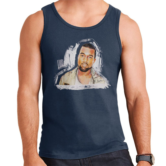 Sidney Maurer Original Portrait Of Kanye West Mens Vest - Mens Vest
