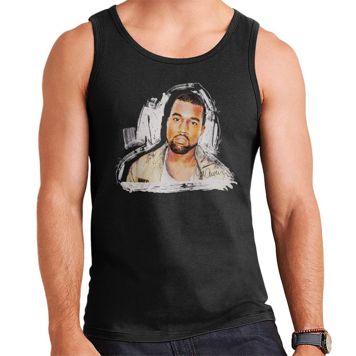 Sidney Maurer Original Portrait Of Kanye West Mens Vest - Mens Vest