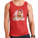 Sidney Maurer Original Portrait Of Kanye West Mens Vest - Small / Red - Mens Vest