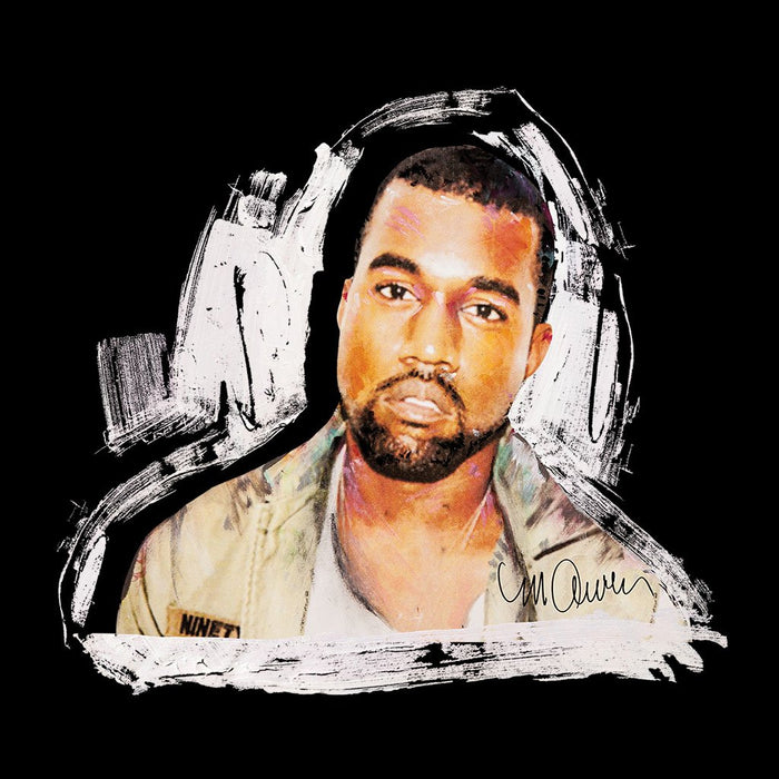 Sidney Maurer Original Portrait Of Kanye West Womens Sweatshirt - Womens Sweatshirt