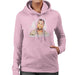 Sidney Maurer Original Portrait Of Kanye West Womens Hooded Sweatshirt - Small / Light Pink - Womens Hooded Sweatshirt