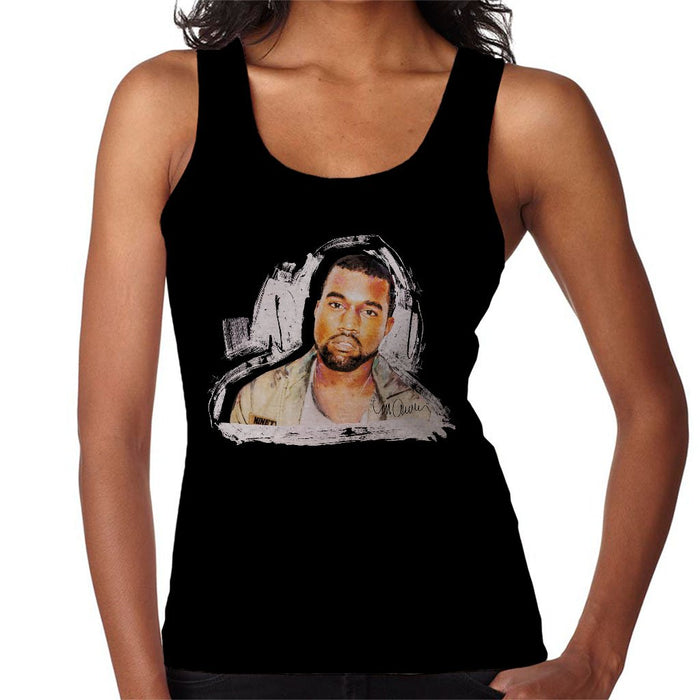 Sidney Maurer Original Portrait Of Kanye West Womens Vest - Womens Vest