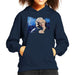 Sidney Maurer Original Portrait Of Marilyn Monroe Blonde Bombshell Kids Hooded Sweatshirt - X-Small (3-4 yrs) / Navy Blue - Kids Boys Hooded