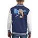 Sidney Maurer Original Portrait Of Marilyn Monroe Blonde Bombshell Kids Varsity Jacket - X-Small (3-4 yrs) / Navy/White - Kids Boys Varsity