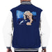 Sidney Maurer Original Portrait Of Marilyn Monroe Blonde Bombshell Mens Varsity Jacket - Small / Navy/White - Mens Varsity Jacket