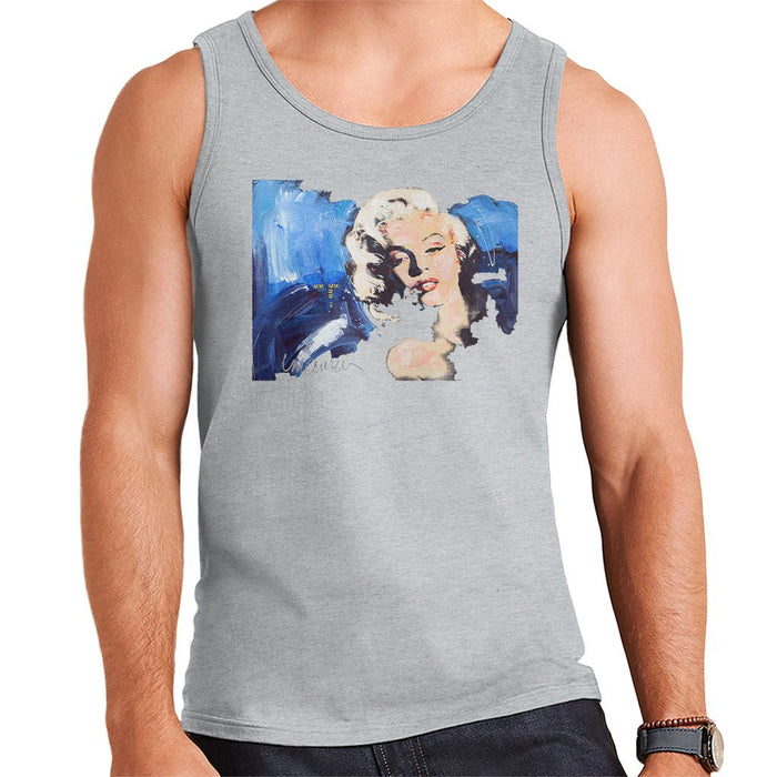 Sidney Maurer Original Portrait Of Marilyn Monroe Blonde Bombshell Mens Vest - Mens Vest